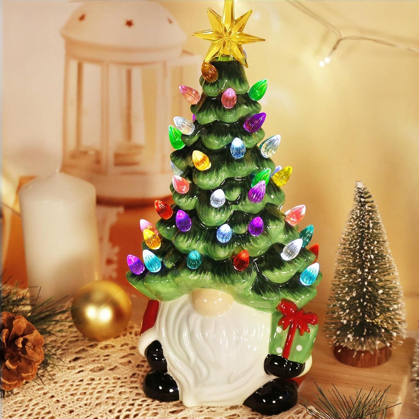 DIY Lighted  Christmas Gnome Tree - Best Gift For Family