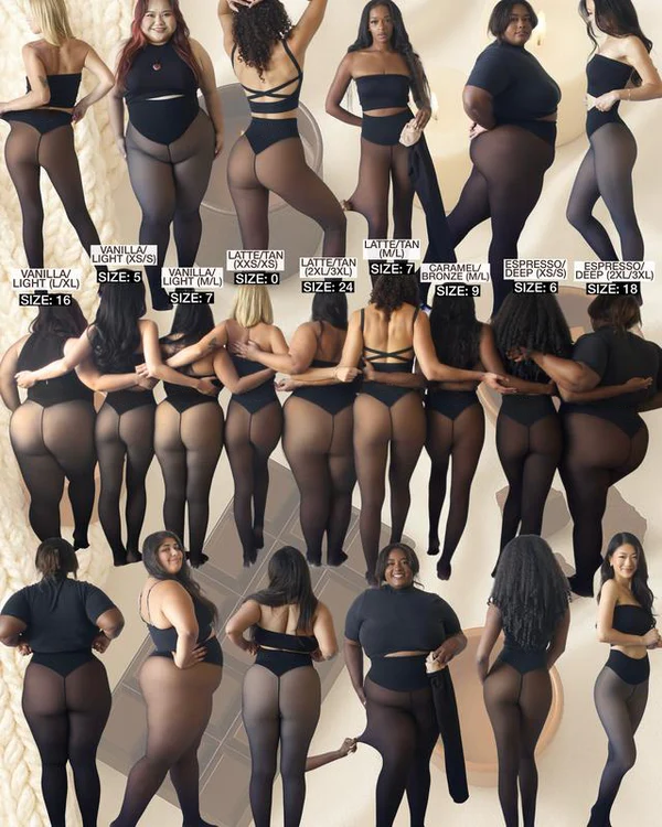 🏆#1 Bestselling🏆Magic Viral One-Seam Shaping Fleece Leggings Pantyhose