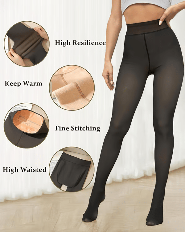 🏆#1 Bestselling🏆Magic Velvet Lined Leggings • Closed Foot (Looks Like Pantyhose)