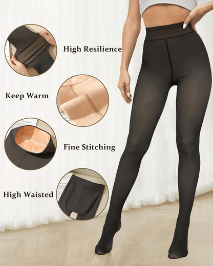 🏆#1 Bestselling🏆Magic Velvet Lined Leggings • Closed Foot (Looks Like Pantyhose)